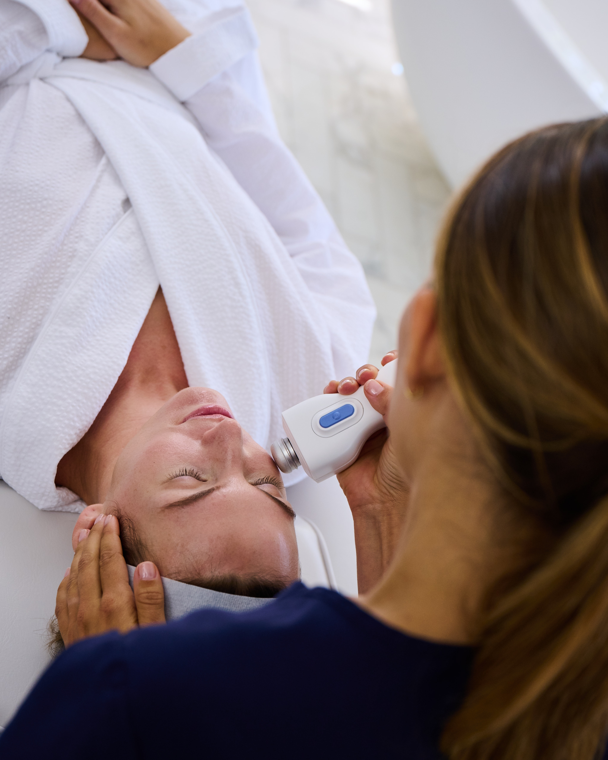 Glacial fx treatment results showing brighter, more even skin