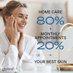 80% Home Care + 20% Monthly Appointments = Your Best Skin