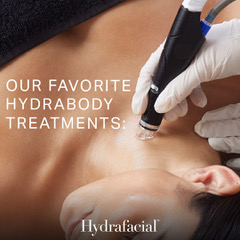 HydraBody treatment delivering smooth, hydrated skin from head to toe