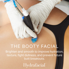 Radiant, glowing skin after a HydraBody treatment session