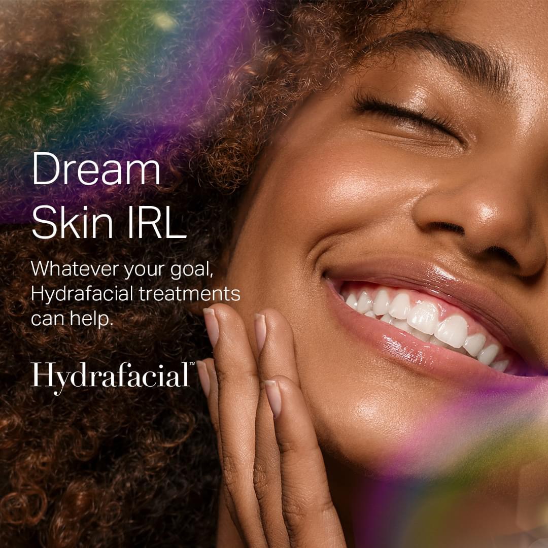 Deluxe HydraFacial with LED light therapy for enhanced skin rejuvenation