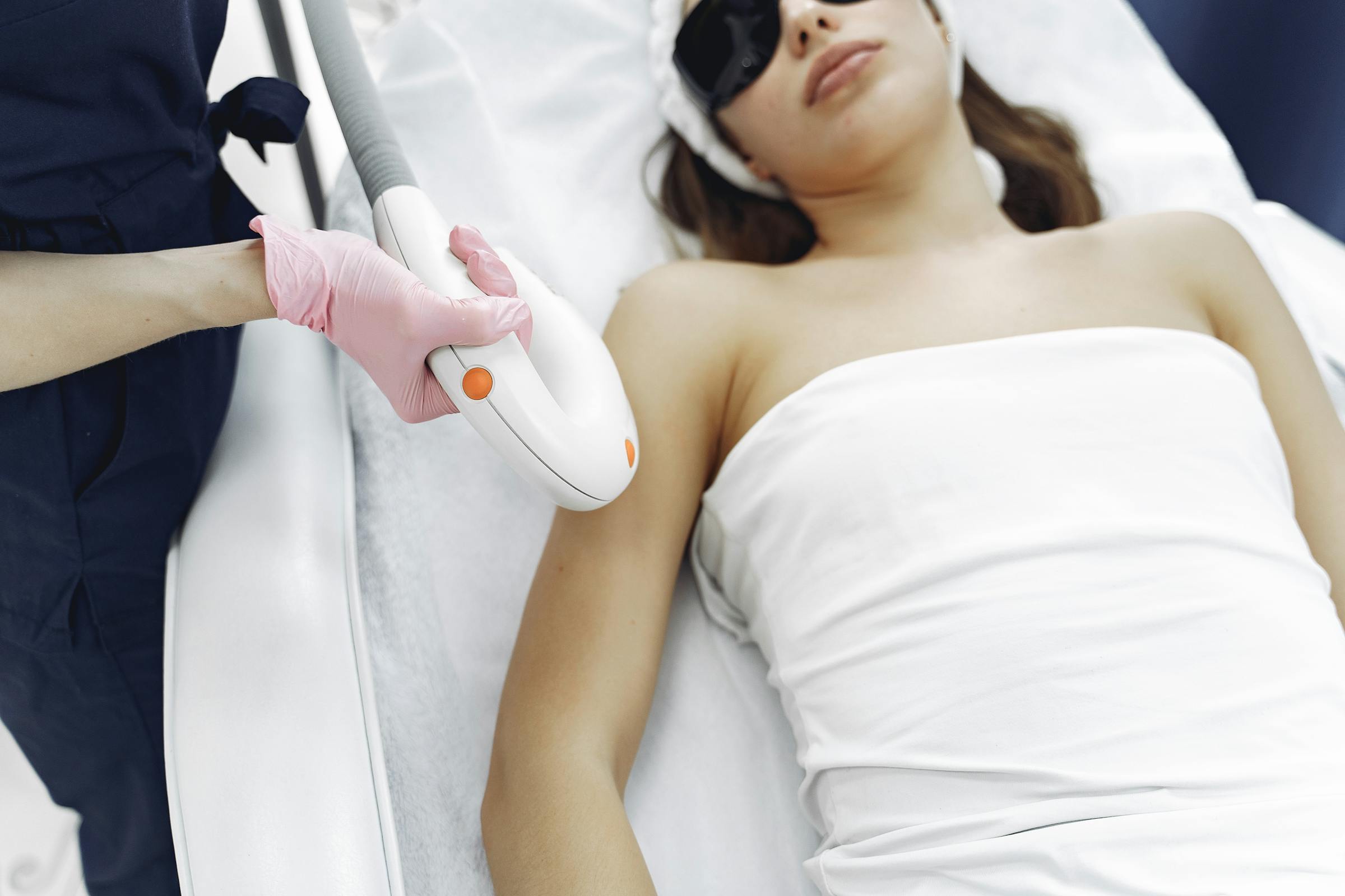 Laser hair removal treatment